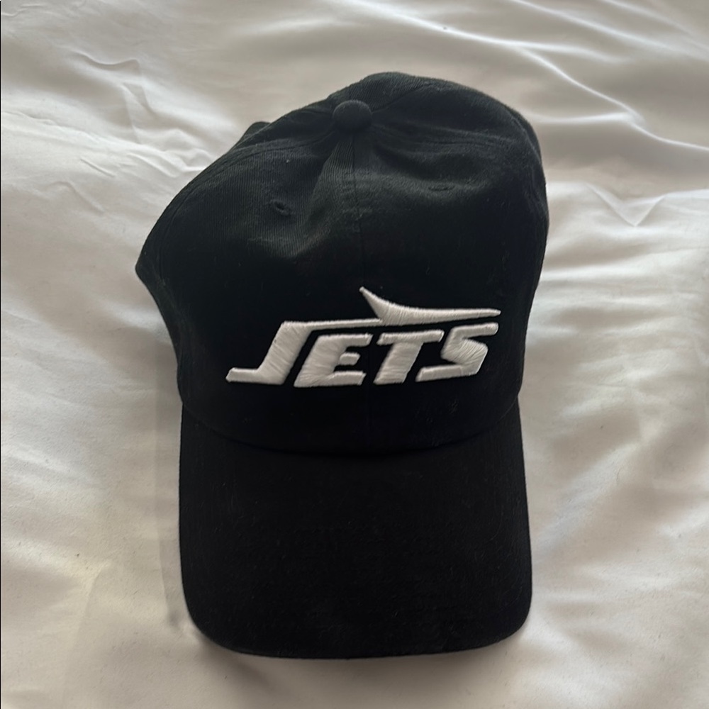 47 Brand Black Cap with White Logo